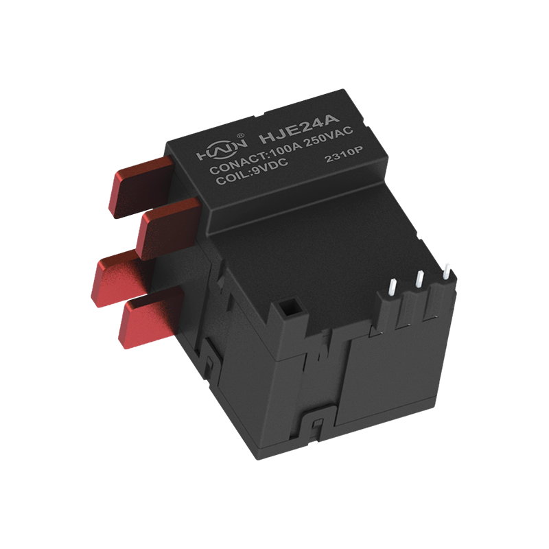 HJE24A-100A Compliant with UC3 Dual Channel Large Current Latching Relay